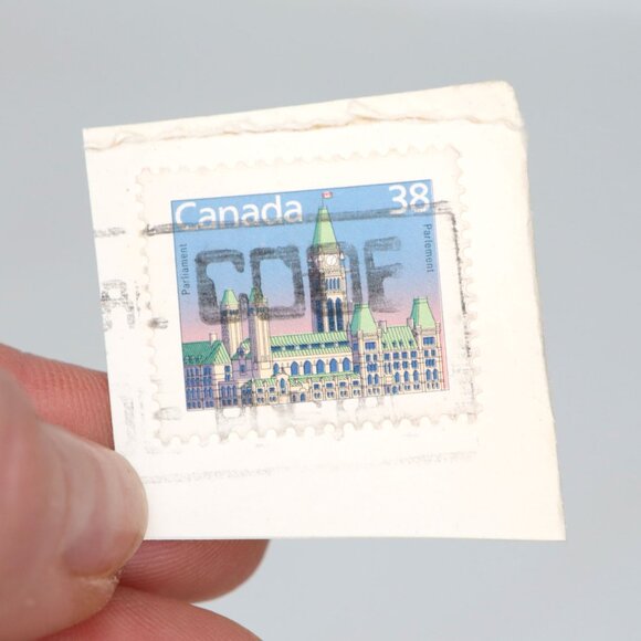 Vintage Postage Stamp Collection Canada US Germany Denmark Italy USA Collectable - Picture 13 of 15